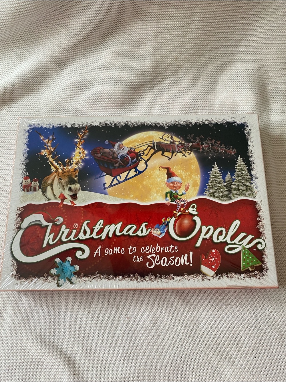 Christmas-opoly board game